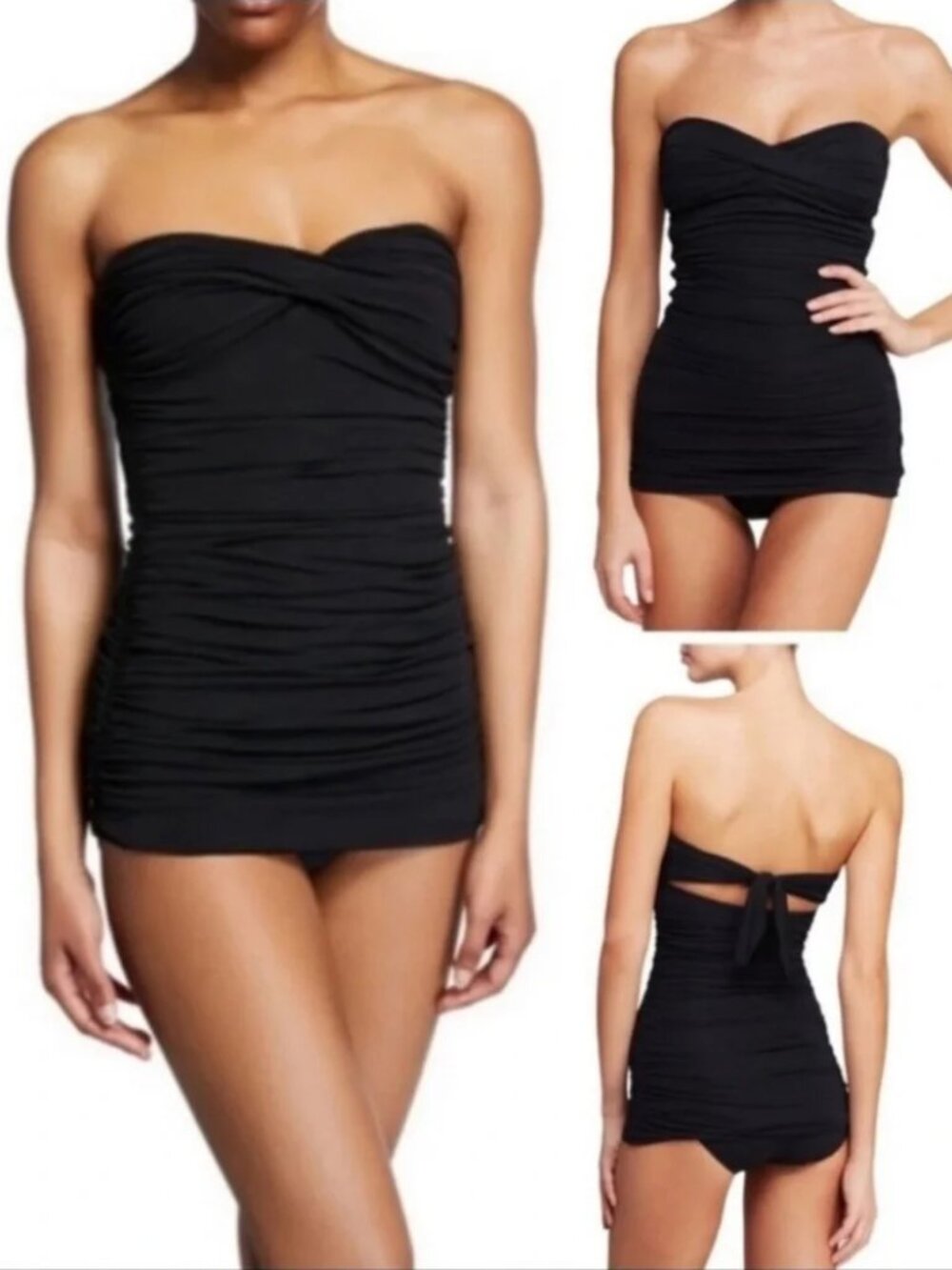 Carmen Marc Valvo Retro One-piece Swimsuit